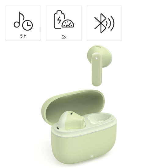 Безжични слушалки Hama Freedom Light II, Green