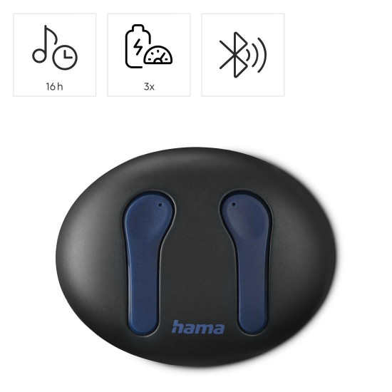 Безжични слушалки Hama Spirit Unchained, Blue