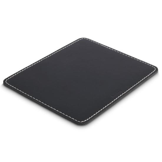 Подложка за мишка HAMA Leather Look, 220x180x3 mm, Black (HAMA-126856)