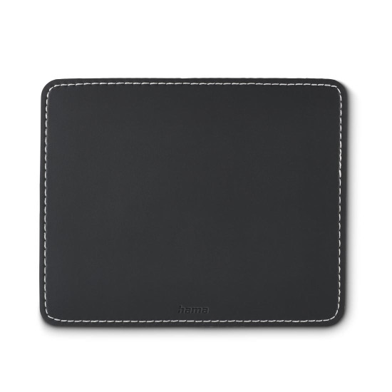 Подложка за мишка HAMA Leather Look, 220x180x3 mm, Black (HAMA-126856)