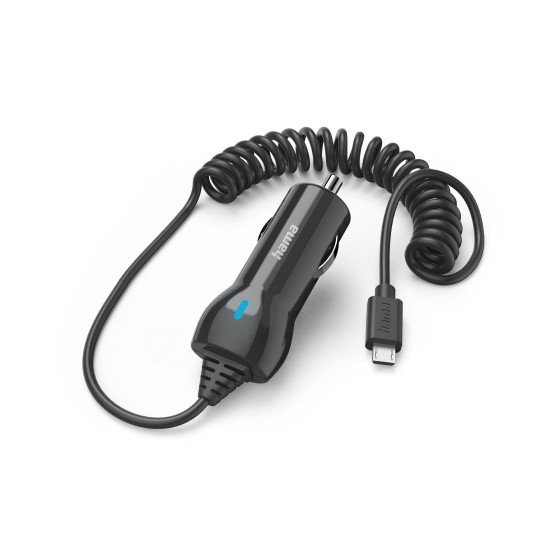 Зарядно за кола HAMA 201608, с Micro USB кабел, 6W, 1.0 м.