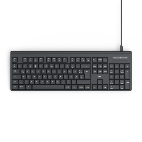 Клавиатура HAMA CK-100, HAMA-173050, USB-C, Black