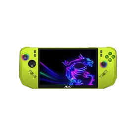 Портативна конзола MSI CLAW A8 BZ2EM-058GR - 8-инча IPS FHD+, 120Hz, VRR, 24GB LPDDR5x, 1TB SSD, Windows 11 Home, Neon Green