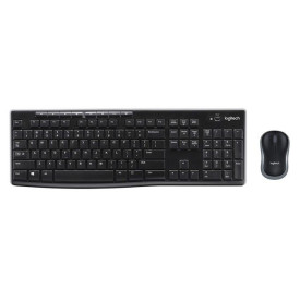 Комплект клавиатура и мишка Logitech MK270, Black