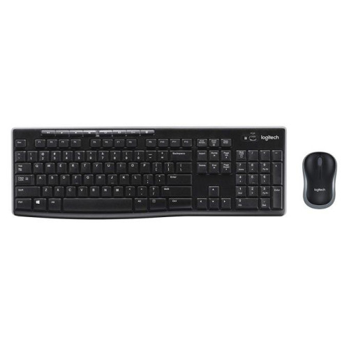 Комплект клавиатура и мишка Logitech MK270, Black