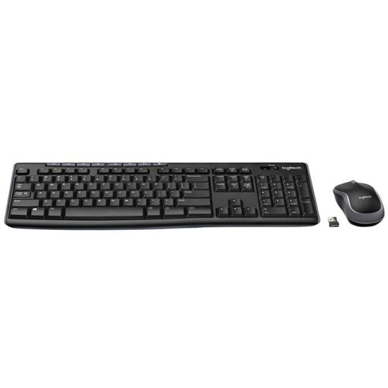 Комплект клавиатура и мишка Logitech MK270, Black