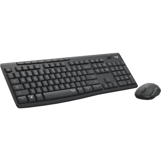 Комплект клавиатура и мишка Logitech MK295, Black