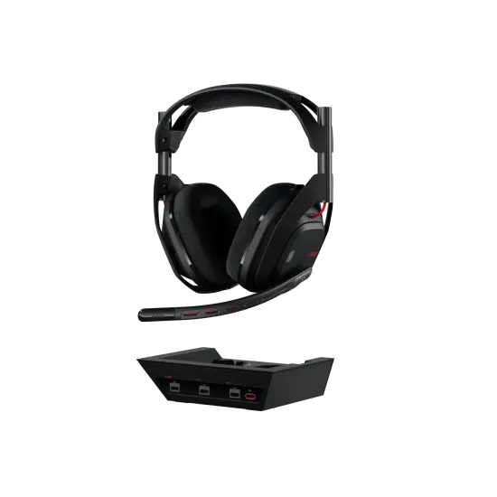 Безжични слушалки Logitech Astro A50 Lightspeed, USB, Type-C, Black