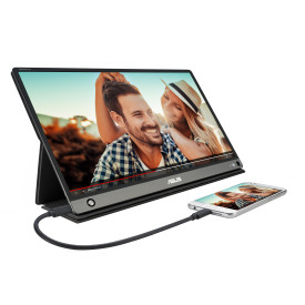 Монитор ASUS ZenScreen Go MB16AHP, 15.6 инча FHD 1920x1080, IPS, 60 Hz, USB Type-C, Преносим
