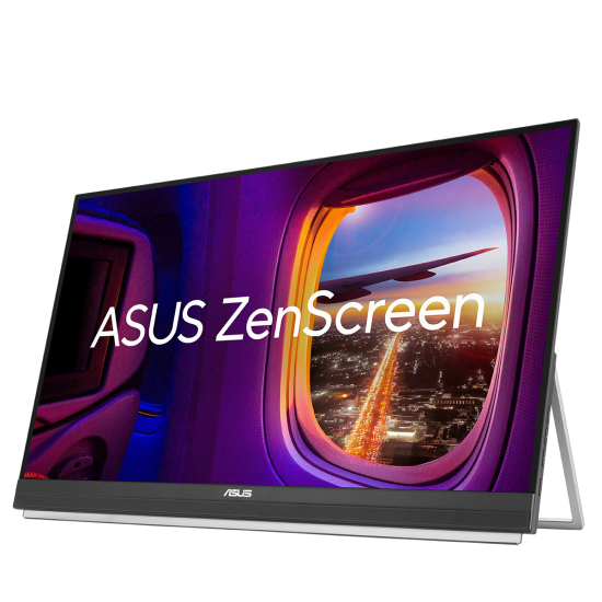 Монитор ASUS ZenScreen MB27ACF, 27 инча, IPS, QHD 2560x1440, 100Hz, 5 ms, HDMI, USB-C