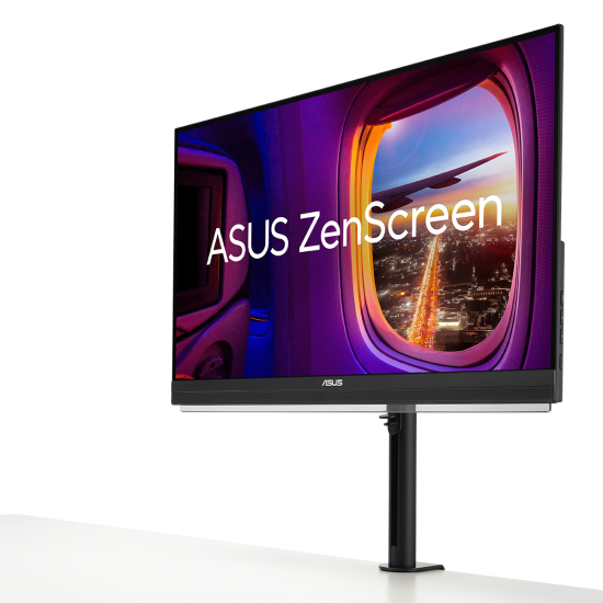 Монитор ASUS ZenScreen MB27ACF, 27 инча, IPS, QHD 2560x1440, 100Hz, 5 ms, HDMI, USB-C