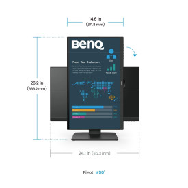 Монитор BenQ BL2786TC, 27 инча, IPS, FHD 1920x1080, 100Hz, 5 ms, HDMI/DP