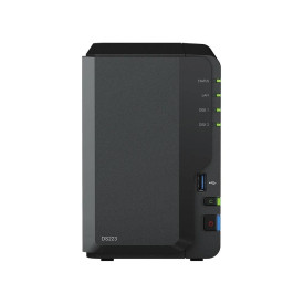 NAS устройство Synology DS223, 2-bay, Realtek RTD1619B, 2GB, USB3.2