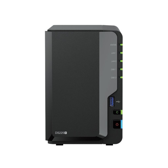 NAS устройство Synology DS225+, за 2 диска, Intel Celeron J4125 , 2GB DDR4