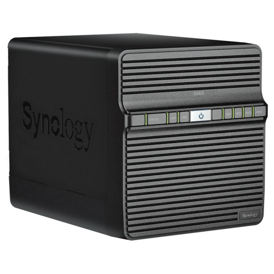 NAS устройство Synology NAS DS423, за 4 диска, Realtek RTD1619B, 2GB RAM