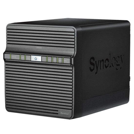 NAS устройство Synology NAS DS423, за 4 диска, Realtek RTD1619B, 2GB RAM