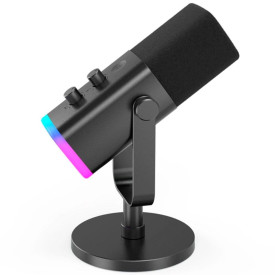 Микрофон FIFINE AM8, RGB, XLR/USB, Black