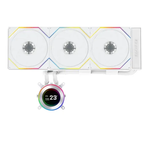 Охладител за процесор Lian Li HydroShift II LCD-C 360TL ARGB - Бял