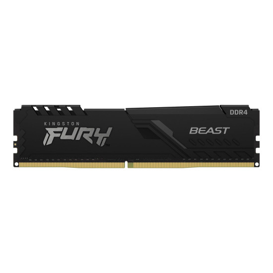 RAM памет Kingston FURY Beast Black, 32GB (2x16GB) DDR4, 3600MT/s, CL18, Kit of 2