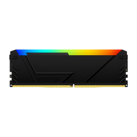 RAM памет Kingston FURY Beast Black RGB, 32GB (2x16GB) DDR4, 3600MT/s, CL18, Kit of 2