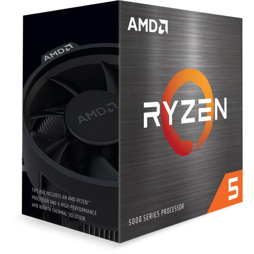 Процесор AMD Ryzen 5 5500, AM4 Socket, 6 ядра, 12 нишки, 3.6GHz, 19MB, 65W, BOX