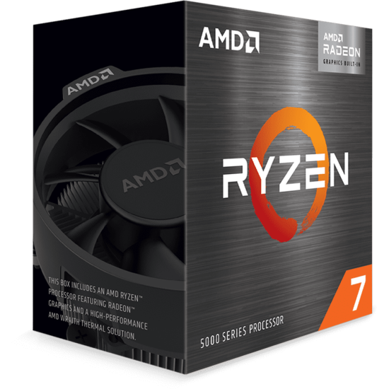 Процесор AMD RYZEN 7 5700G, 3.8GHz, 20MB, 8 ядра, 16 нишки, 65W, AM4, BOX