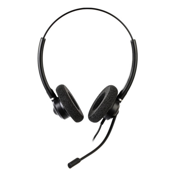 Слушалки Addasound Crystal 2732 Duo, USB, Mic, Black