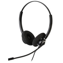 Слушалки Addasound Crystal 2732 Duo, USB, Mic, Black