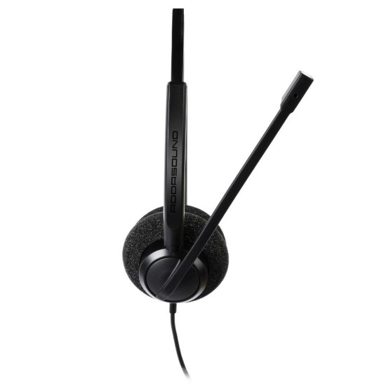 Слушалки Addasound Crystal 2732 Duo, USB, Mic, Black
