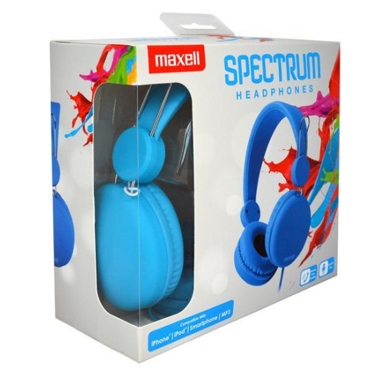 Слушалки MAXELL HP Spectrum, Blue