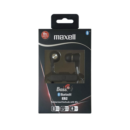Безжични слушалки MAXELL B13-EB2 Bass 13 BT Earphones, Black