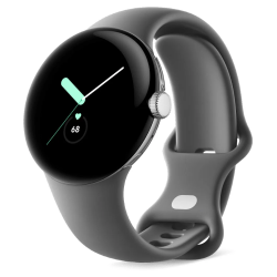 Смарт часовник GOOGLE Pixel Watch GA04303, 41мм, LTE, Silver/Charcoal