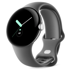 Смарт часовник GOOGLE Pixel Watch GA04303, 41мм, LTE, Silver/Charcoal