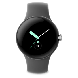 Смарт часовник GOOGLE Pixel Watch GA04303, 41мм, LTE, Silver/Charcoal