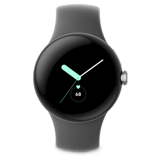 Смарт часовник GOOGLE Pixel Watch GA04303, 41мм, LTE, Silver/Charcoal