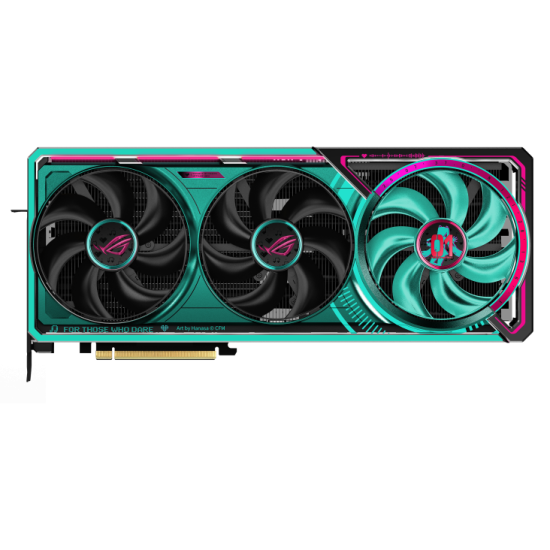 Видеокарта ASUS ROG ASTRAL RTX 5080 OC Hatsune Miku Edition, 16GB, GDDR7, 256-bit, PCIe 5.0, HDMI/DP Видеокарта ASUS ROG ASTRAL RTX 5080 OC Hatsune Miku Edition, 16GB, GDDR7, 256-bit, PCIe 5.0, HDMI/DP