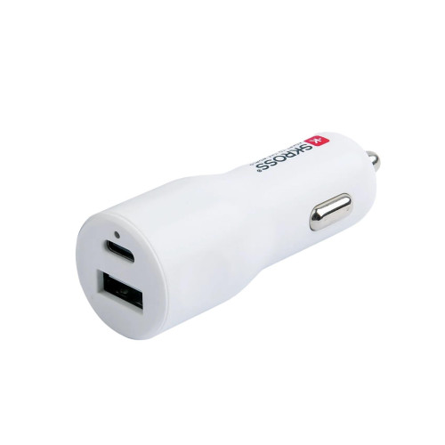 Зарядно за кола SKROSS Dual Car Charger 20W PD, USB-A, USB-C