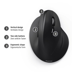 Мишка HAMA EMC-500, Black