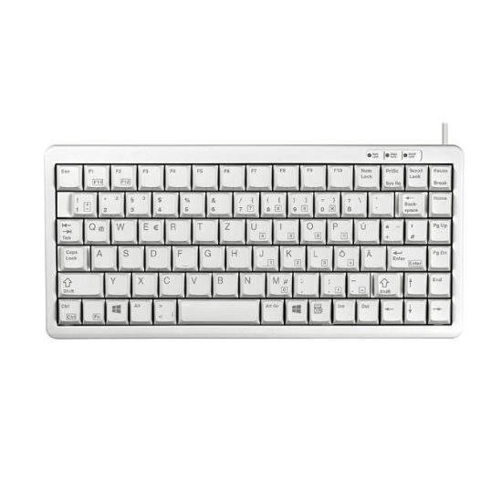 Клавиатура CHERRY G84-4100, USB, Gray