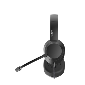 Слушалки A4Tech Fstyler FH150U, с микрофон, USB, Black (A4-HEAD-FH150U-BLACK)