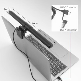 LED лампа за лаптоп ACT AC8050, USB, Регулируема яркост