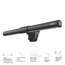 LED лампа за лаптоп ACT AC8050, USB, Регулируема яркост