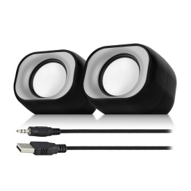 Тонколони ACT Eminent 2.0, USB, 6W, 3.5mm, Black