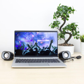 Тонколони ACT Eminent 2.0, USB, 6W, 3.5mm, Black