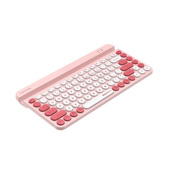Безжична клавиатура A4Tech Fstyler FBK30, стойка за телефон, кирилизирана, Pink