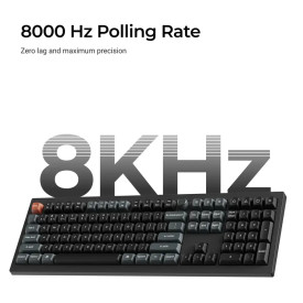 Безжична клавиатура Keychron V6 Ultra 8K, Silk POM Brown Switch