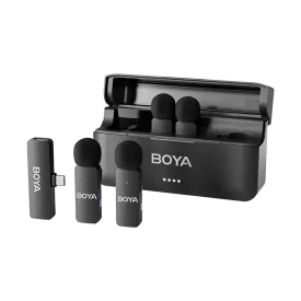 Микрофон BOYA BY-V4U, безжичен, USB-C