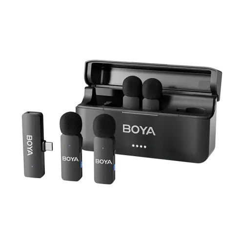 Микрофон BOYA BY-V4U, безжичен, USB-C