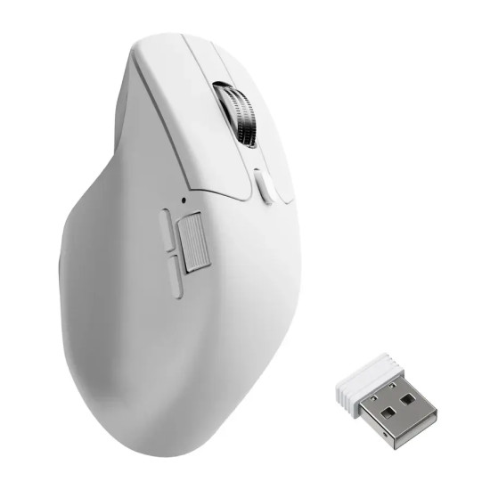 Безжична мишка Keychron M6S, 8000 Hz, White