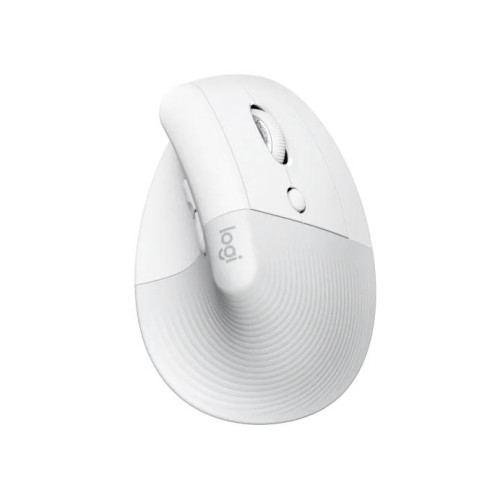 Безжична мишка Logitech Lift Vertical, White